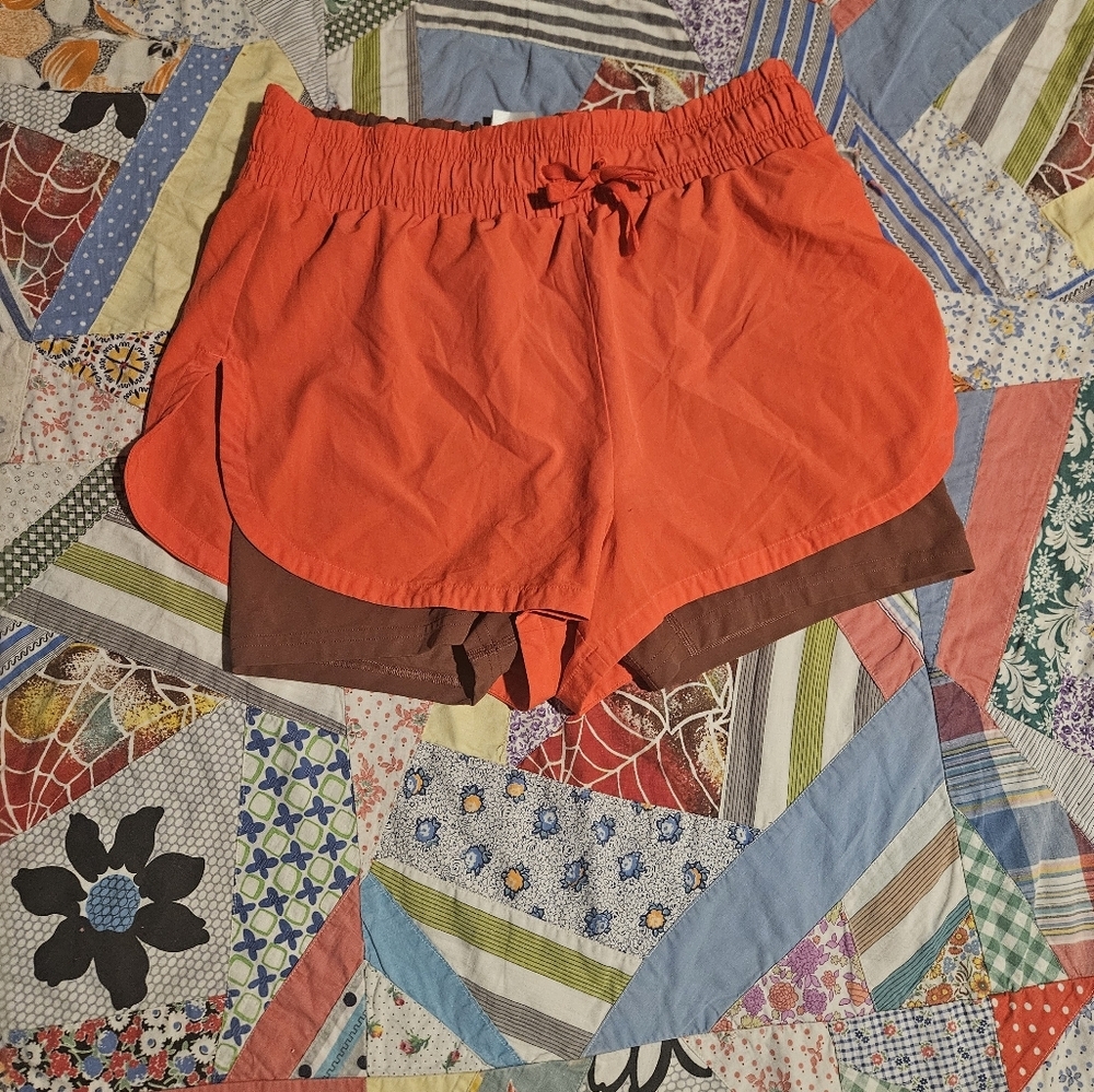Gymshark 2 in 1 running shorts size large